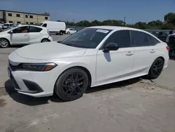 Salvage cars for sale at Wilmer, TX auction: 2024 Honda Civic Sport