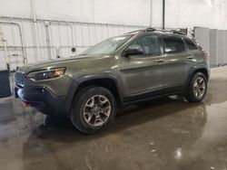 Salvage cars for sale at Avon, MN auction: 2019 Jeep Cherokee Trailhawk