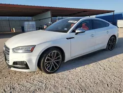 Salvage cars for sale at Andrews, TX auction: 2018 Audi S5 Premium Plus