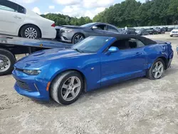 Salvage cars for sale at North Billerica, MA auction: 2017 Chevrolet Camaro LT