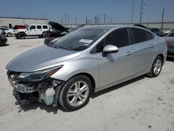 Chevrolet salvage cars for sale: 2017 Chevrolet Cruze LT