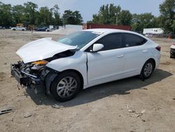 Salvage cars for sale at Baltimore, MD auction: 2019 Hyundai Elantra SE