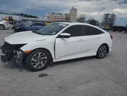 Honda salvage cars for sale: 2018 Honda Civic EX