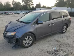 Honda salvage cars for sale: 2017 Honda Odyssey EXL