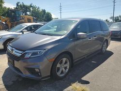 Salvage cars for sale at Bridgeton, MO auction: 2018 Honda Odyssey EXL