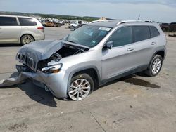 Salvage cars for sale at Grand Prairie, TX auction: 2019 Jeep Cherokee Latitude