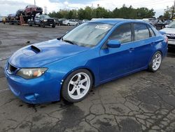 Salvage cars for sale at Denver, CO auction: 2008 Subaru Impreza WRX