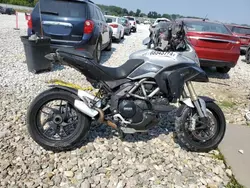 Salvage motorcycles for sale at Wayland, MI auction: 2013 Ducati Multistrada 1200