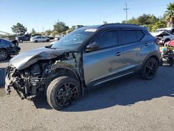 Salvage cars for sale at San Martin, CA auction: 2022 Nissan Kicks SR