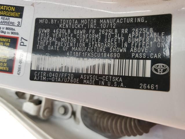 2012 Toyota Camry Base