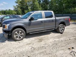 Salvage cars for sale at Candia, NH auction: 2019 Ford F150 Supercrew