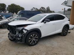 Salvage cars for sale at Hayward, CA auction: 2017 Lexus NX 200T Base