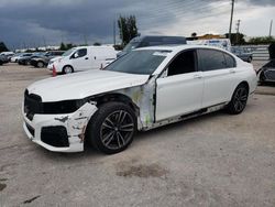 Carros salvage a la venta en subasta: 2020 BMW 740 XI