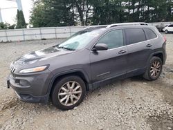 Flood-damaged cars for sale at auction: 2016 Jeep Cherokee Limited