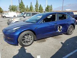 Salvage cars for sale at Rancho Cucamonga, CA auction: 2023 Tesla Model 3