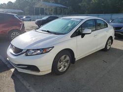 Flood-damaged cars for sale at auction: 2013 Honda Civic LX