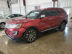 Salvage cars for sale from Copart Franklin, WI: 2016 Ford Explorer Platinum