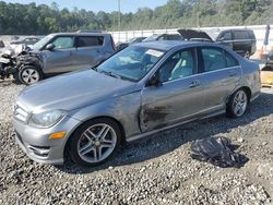 Salvage cars for sale at Ellenwood, GA auction: 2012 Mercedes-Benz C 350