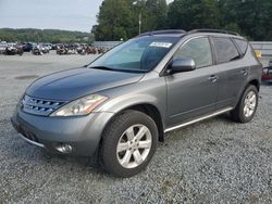 Salvage cars for sale from Copart Concord, NC: 2007 Nissan Murano SL