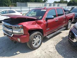 Chevrolet salvage cars for sale: 2018 Chevrolet Silverado K1500 High Country