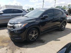 Salvage cars for sale at Dyer, IN auction: 2022 Honda HR-V EX