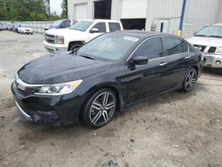 Salvage cars for sale at Savannah, GA auction: 2017 Honda Accord Sport Special Edition