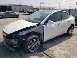 Salvage cars for sale at Sun Valley, CA auction: 2020 Tesla Model Y