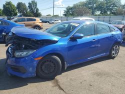 Salvage cars for sale at Moraine, OH auction: 2016 Honda Civic LX