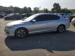 Salvage cars for sale at Gaston, SC auction: 2014 Honda Accord LX