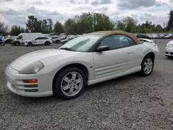 Salvage cars for sale at Portland, OR auction: 2001 Mitsubishi Eclipse Spyder GT