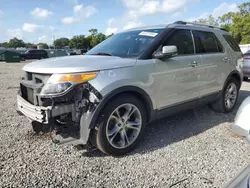 Ford salvage cars for sale: 2013 Ford Explorer Limited