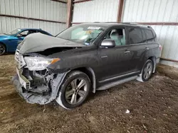 Salvage cars for sale at Houston, TX auction: 2013 Toyota Highlander Limited