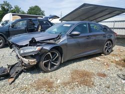 Salvage cars for sale at Mebane, NC auction: 2018 Honda Accord Sport