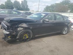 Salvage cars for sale at Moraine, OH auction: 2017 Genesis G80 Base