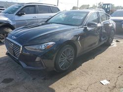 Salvage cars for sale at Chicago Heights, IL auction: 2019 Genesis G70 Elite