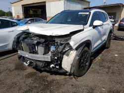 Salvage cars for sale at New Britain, CT auction: 2021 Hyundai Santa FE SEL Premium