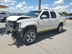 Vehiculos salvage en venta de Copart Grand Prairie, TX: 2013 Chevrolet Avalanche LTZ