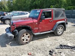 Jeep salvage cars for sale: 2012 Jeep Wrangler Sport