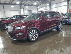 Salvage cars for sale from Copart Ham Lake, MN: 2019 Lincoln MKC Reserve