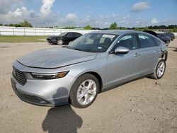 Salvage cars for sale at Houston, TX auction: 2024 Honda Accord LX