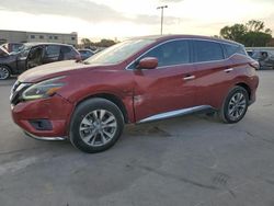 Salvage cars for sale at Wilmer, TX auction: 2018 Nissan Murano S