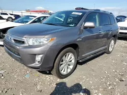 Salvage cars for sale at Cahokia Heights, IL auction: 2011 Toyota Highlander Hybrid Limited