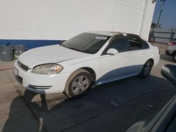 Chevrolet salvage cars for sale: 2010 Chevrolet Impala LT