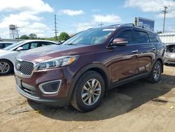 Salvage cars for sale at Chicago Heights, IL auction: 2017 KIA Sorento LX