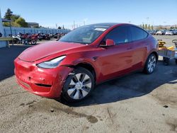 Salvage cars for sale at Vallejo, CA auction: 2021 Tesla Model Y