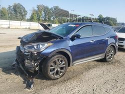 Salvage cars for sale at Spartanburg, SC auction: 2017 Hyundai Santa FE Sport