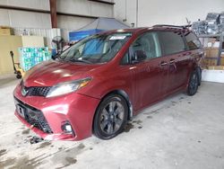 Salvage cars for sale at Savannah, GA auction: 2020 Toyota Sienna SE