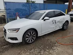 Carros salvage a la venta en subasta: 2021 Audi A4 Premium 40