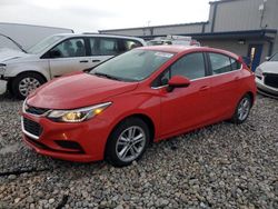 Chevrolet salvage cars for sale: 2017 Chevrolet Cruze LT