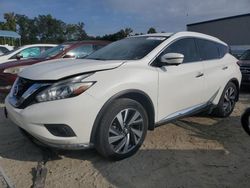 Salvage cars for sale at Spartanburg, SC auction: 2016 Nissan Murano S